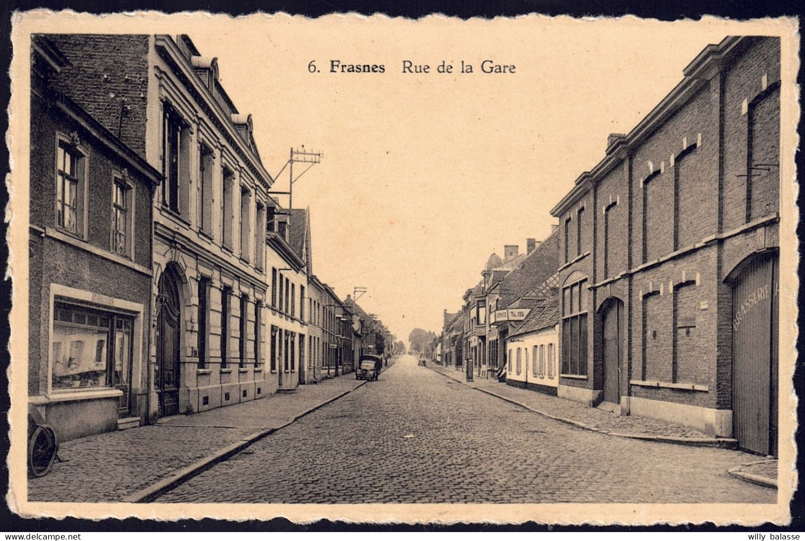 +++ CPA - FRASNES - Rue De La Gare   // - Frasnes-lez-Anvaing