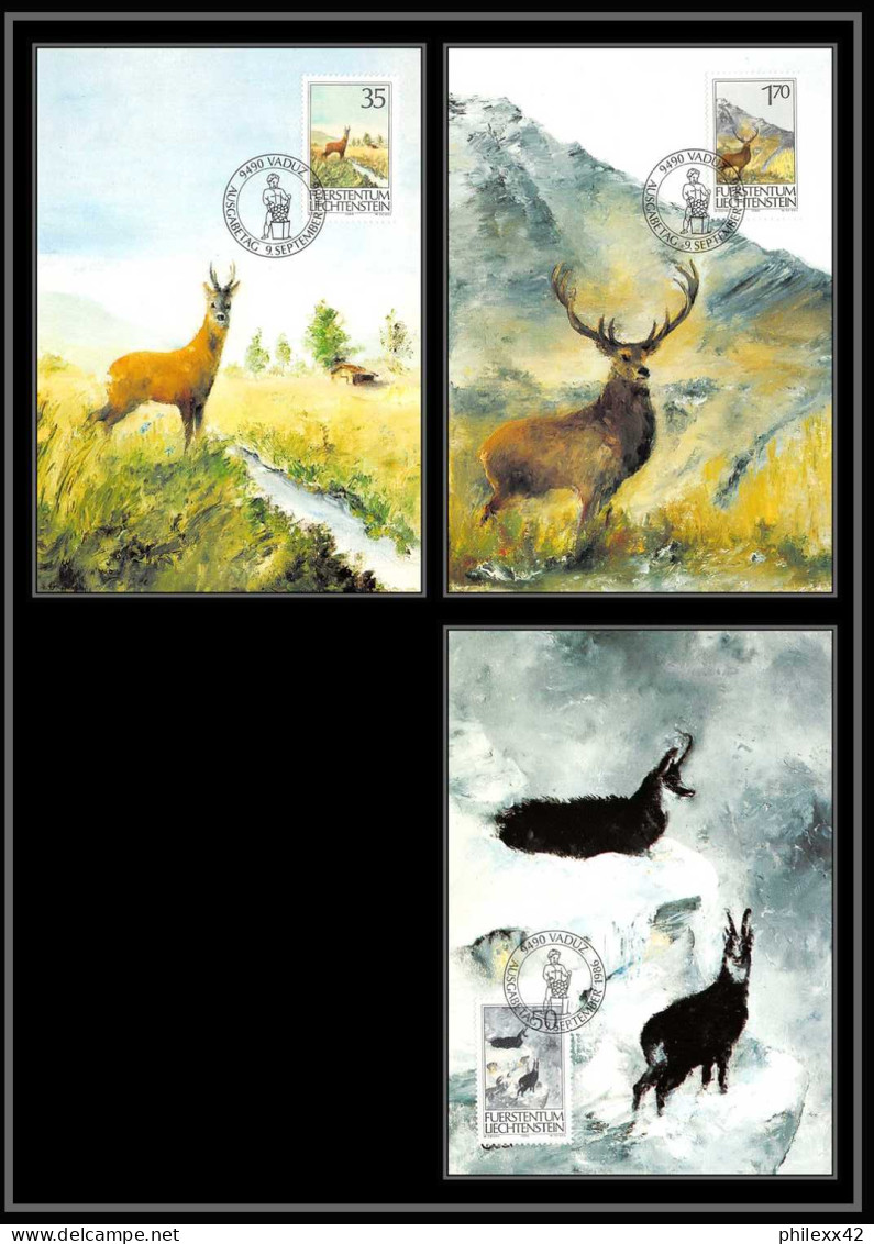 Luxembourg (luxemburg) - Carte Maximum (card) 2196 - Faune Fauna Chevreuil Chamois Cerf Deer1986 - Game