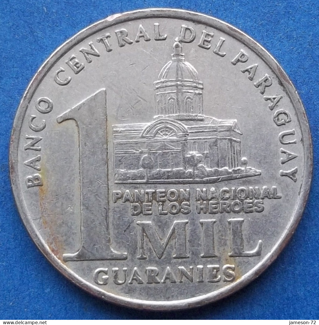 PARAGUAY - 1000 Guaranies 2006 "Marshal General Francisco Solano Lopez" KM# 198 Monetary Reform (1944) - Edelweiss Coins - Paraguay