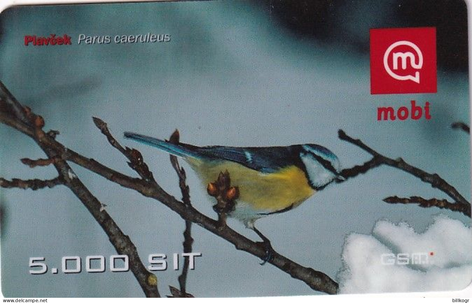 SLOVENIA - Bird, Mobitel Prepaid Card 5000 SIT(024680001-024705000), Tirage 25000, Exp.date 31/12/05, Used - Andere & Zonder Classificatie