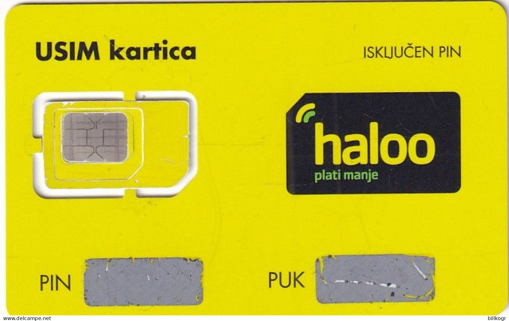 BOSNIA - Haloo GSM, Used - Bosnia