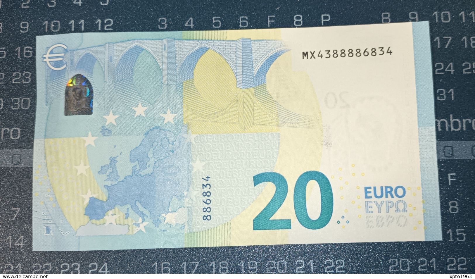 20 EURO PORTUGAL M008 E5 - MX438888(6)834 (ALMOST RADAR) - Lagarde - UNC - FDS - NEUF - 20 Euro