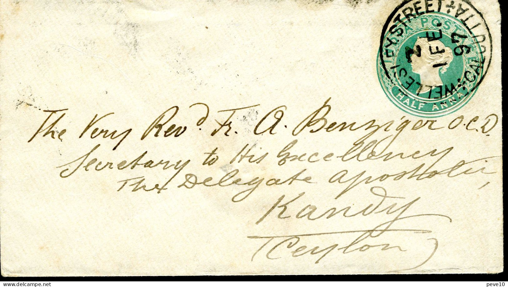 Inde Anglaise   Entier Postal  Calcutta - Other & Unclassified