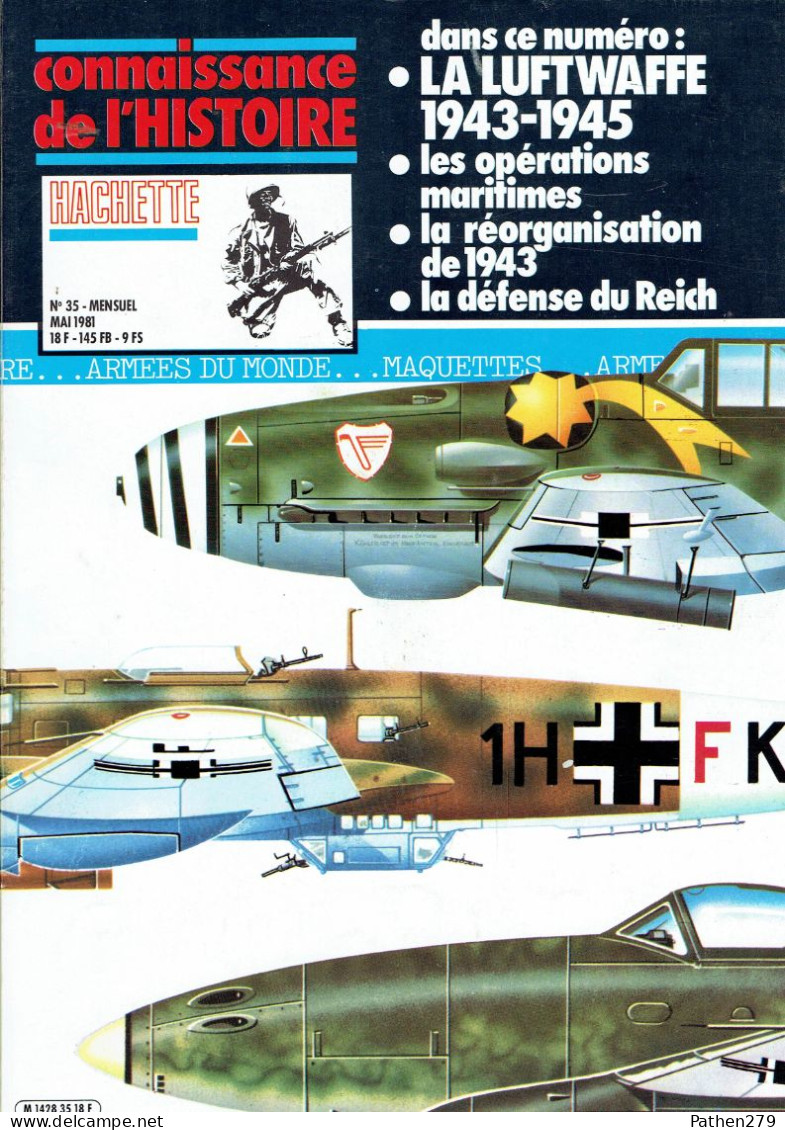 Connaissance De L'histoire N°35 - Mai 1981 - Hachette - La Luftwaffe 1943-1945 - Fliegerei