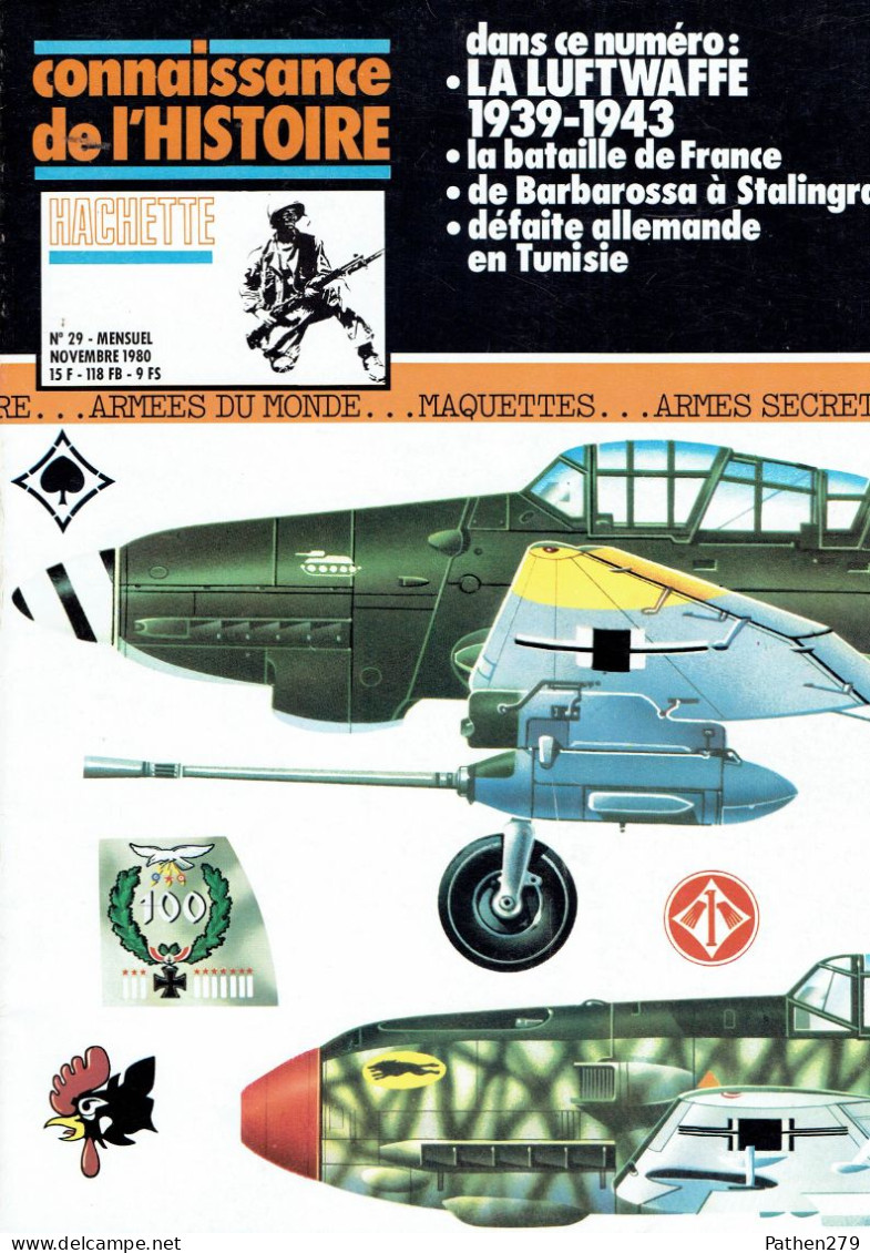 Connaissance De L'histoire N°29 - Novembre 1980 - Hachette - La Luftwaffe 1939-1943 - Fliegerei