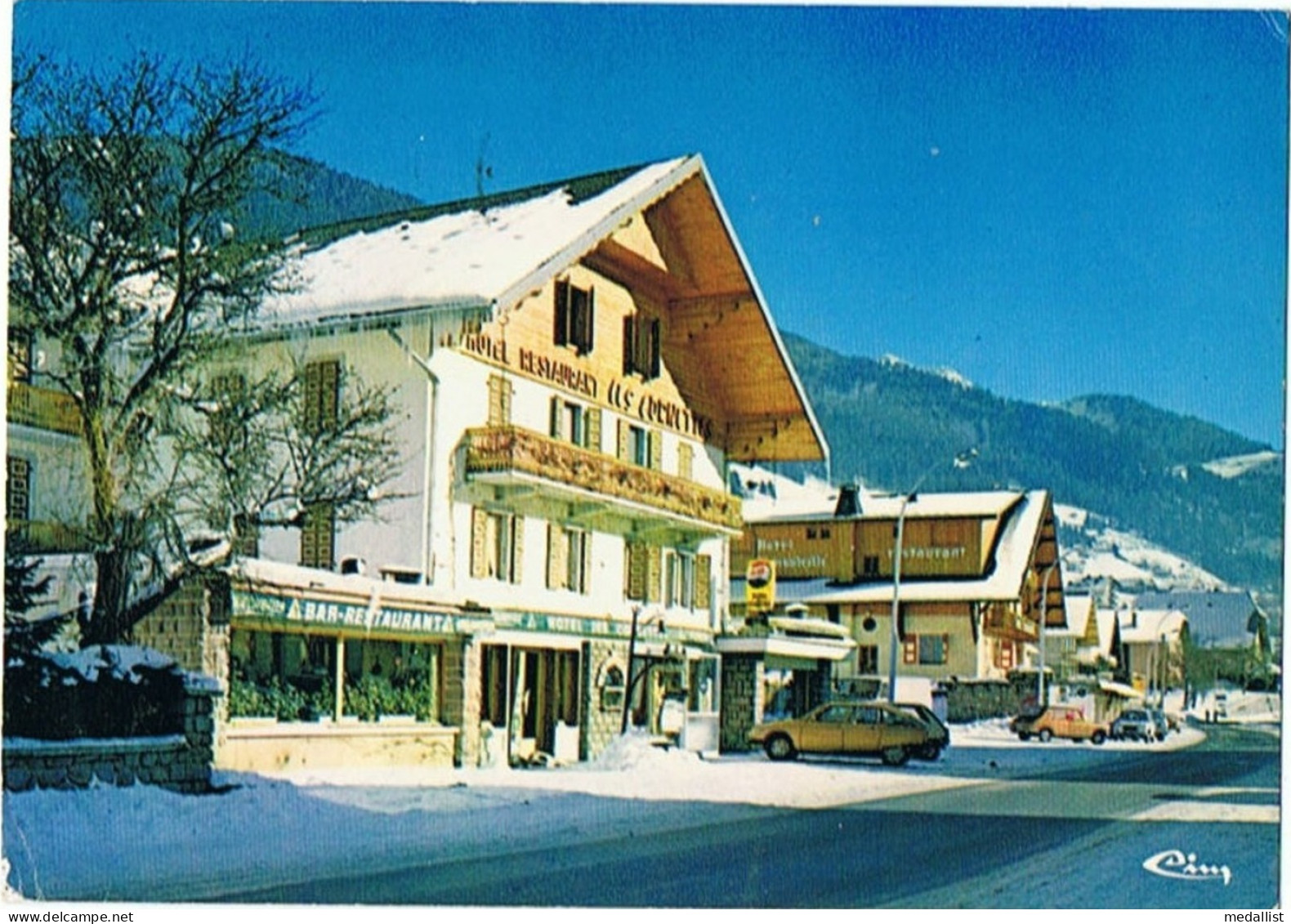 CPM..74..LA CHAPELLE D'ABONDANCE..HOTELS LES CORNETTES ET L'ENSOLEILLE.. - La Chapelle-d'Abondance