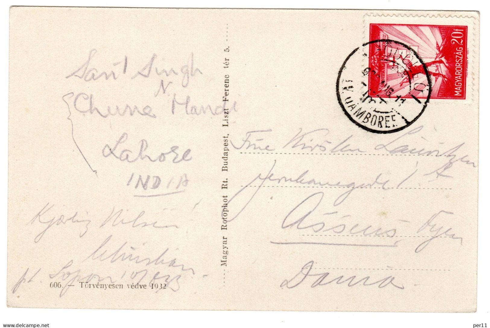 Nice Letter  Jamboree Cancel (ung12) - Lettres & Documents