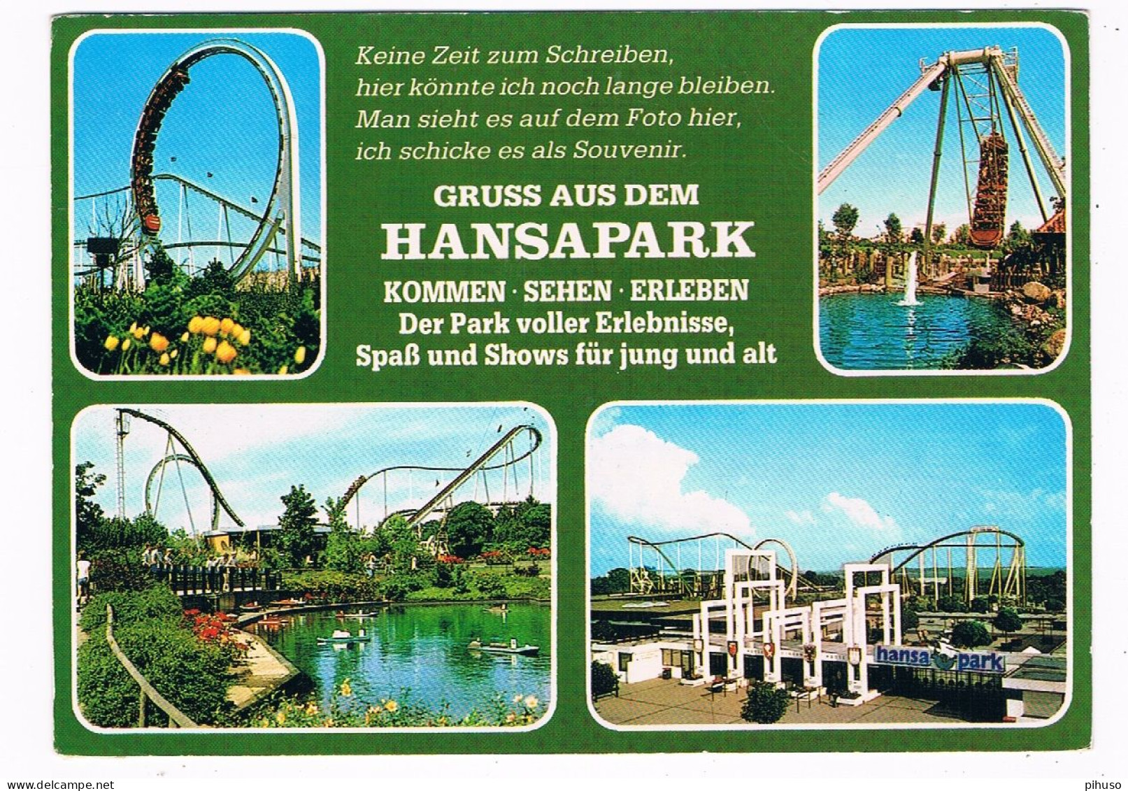 D-16622  SIERKSDORF : Hansapark ( Rollercoaster, Achtbaan,) - Sierksdorf