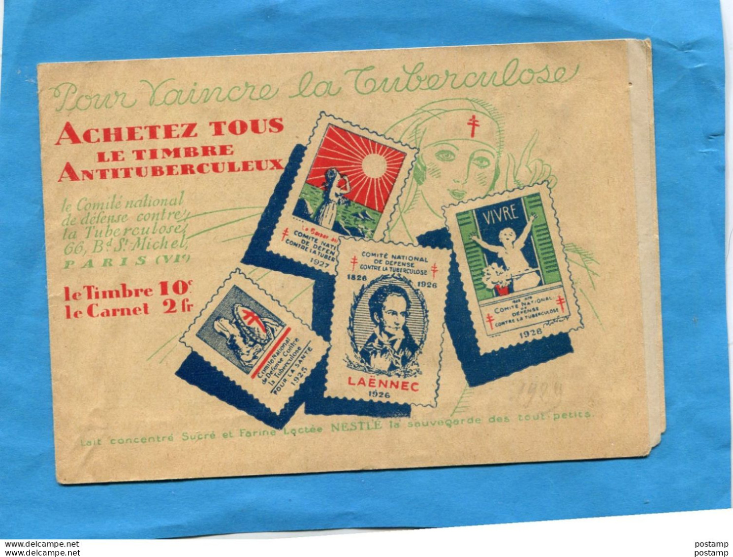 CARNET De 1929 --20 VIGNETTES  Collées Pub Gibs +heudebert - Blokken & Postzegelboekjes