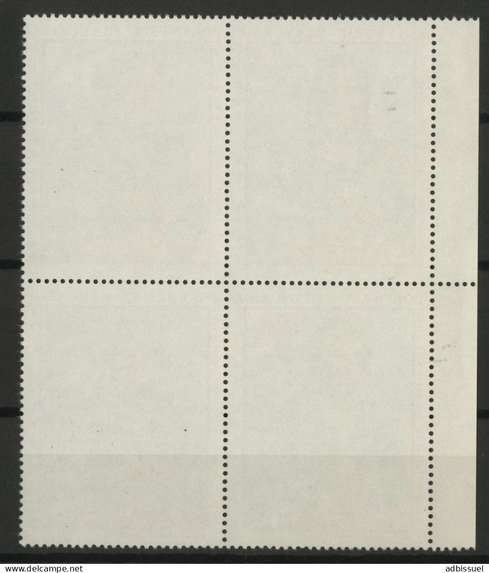 POLYNESIE POSTE AERIENNE N° 31 Neuf ** (MNH) Cote 400 € Bloc De Quatre Du 100 Fr BONAPARTE + Bord De Feuille TB - Ungebraucht