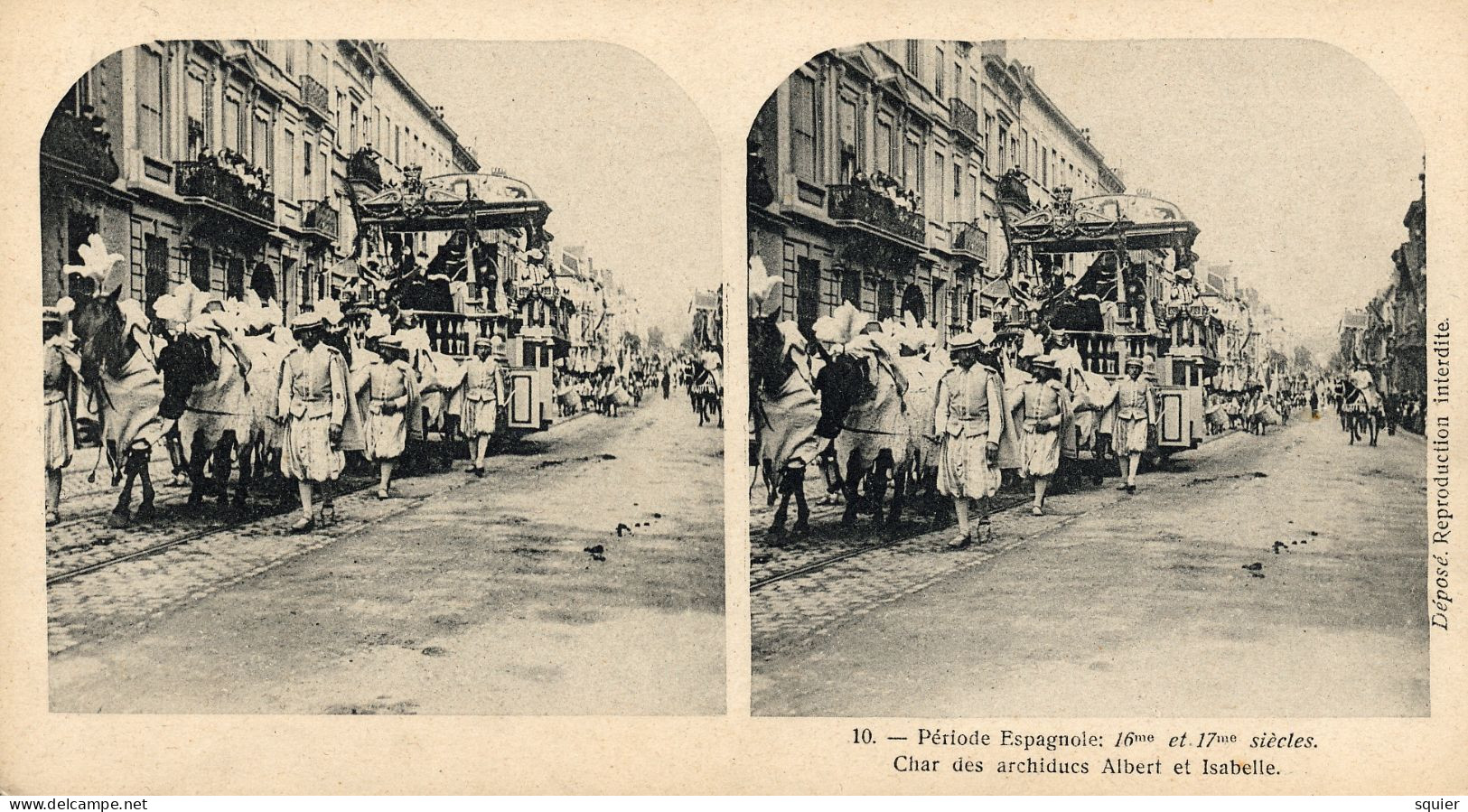 Stereo, Cortège Historique 1905,25 CPA - Fiestas, Celebraciones