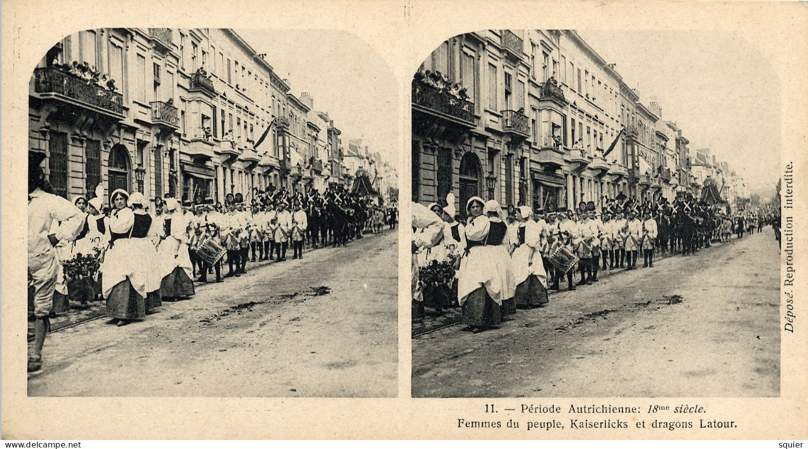 Stereo, Cortège Historique 1905,25 CPA - Fêtes, événements