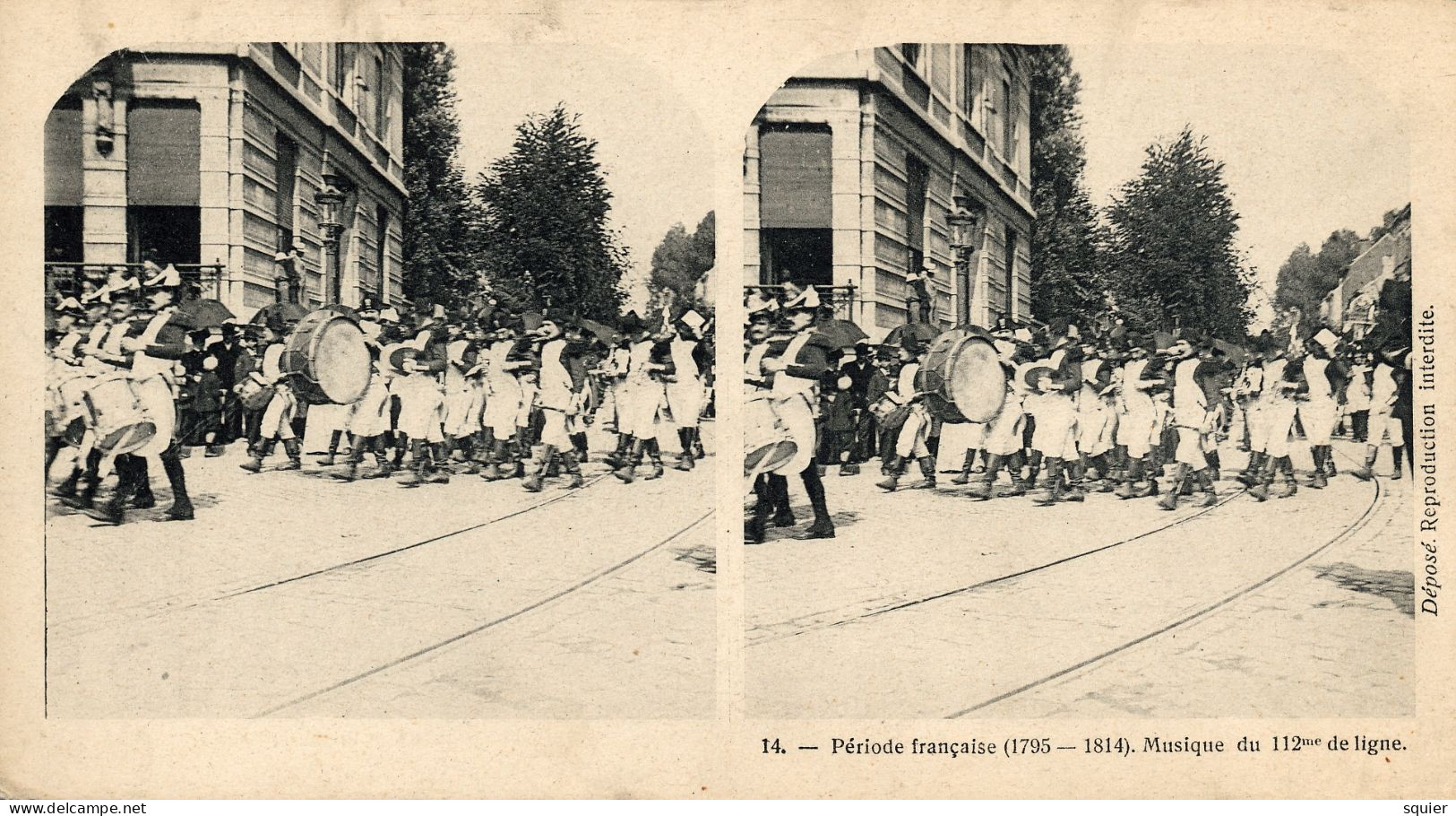 Stereo, Cortège Historique 1905,25 CPA - Fêtes, événements