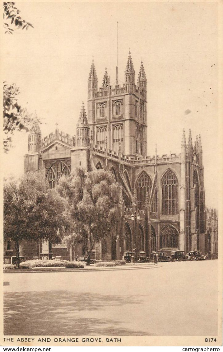 United Kingdom England Bath The Abbey And Orange Grove - Bath