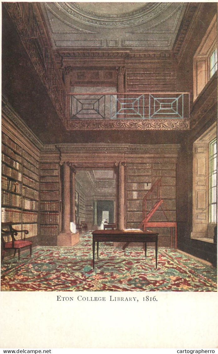 United Kingdom England Eton Library 1816 - Bibliotheken