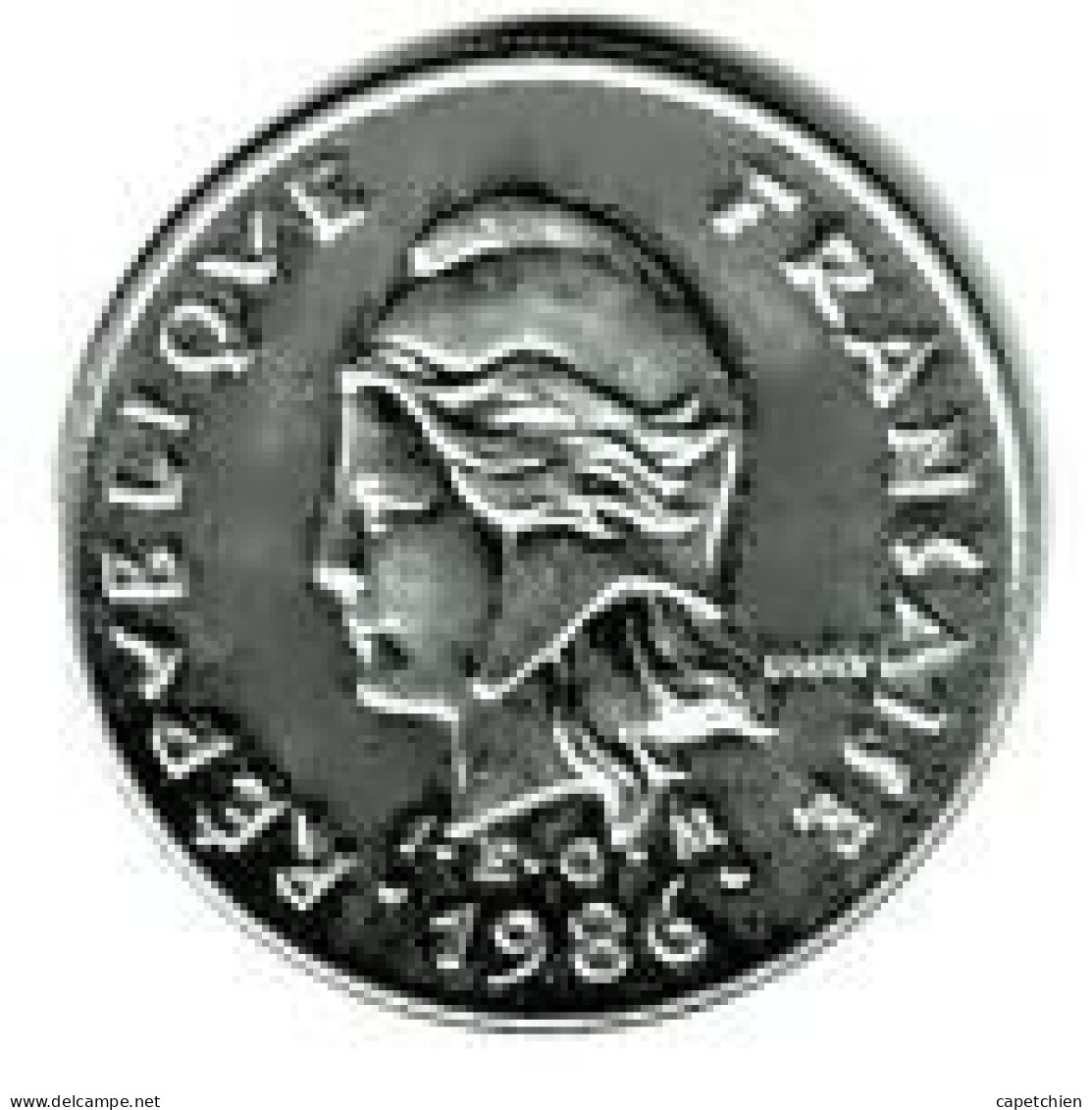 POLYNESIE FRANCAISE / 10 FRANCS / 1986 / 5.86 G / 24 Mm - Polinesia Francese