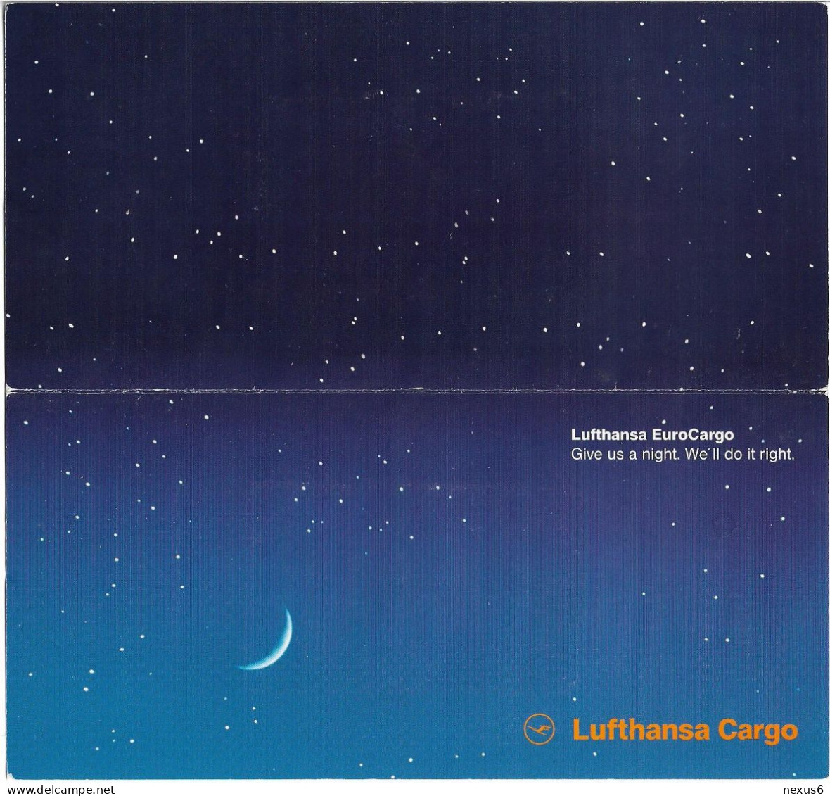 Germany - Sprint - Lufthansa EuroCargo, 11.1993, Remote Mem. 10U, 5.100ex, Mint In Folder - Cellulari, Carte Prepagate E Ricariche