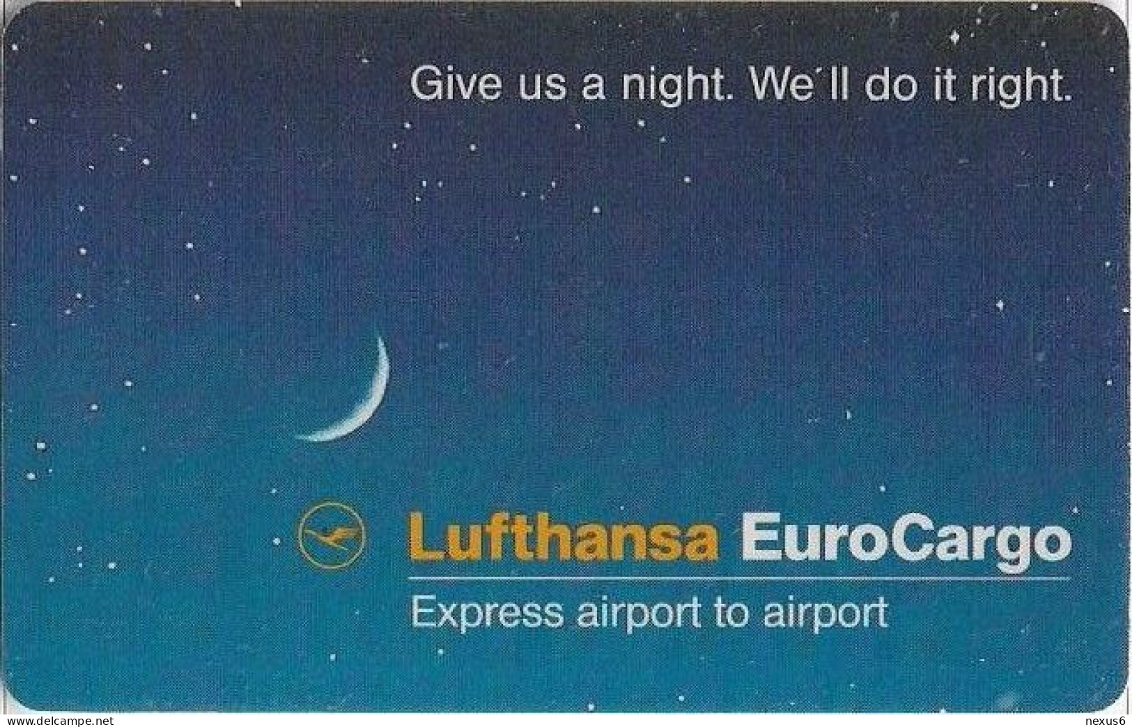 Germany - Sprint - Lufthansa EuroCargo, 11.1993, Remote Mem. 10U, 5.100ex, Mint In Folder - [2] Mobile Phones, Refills And Prepaid Cards