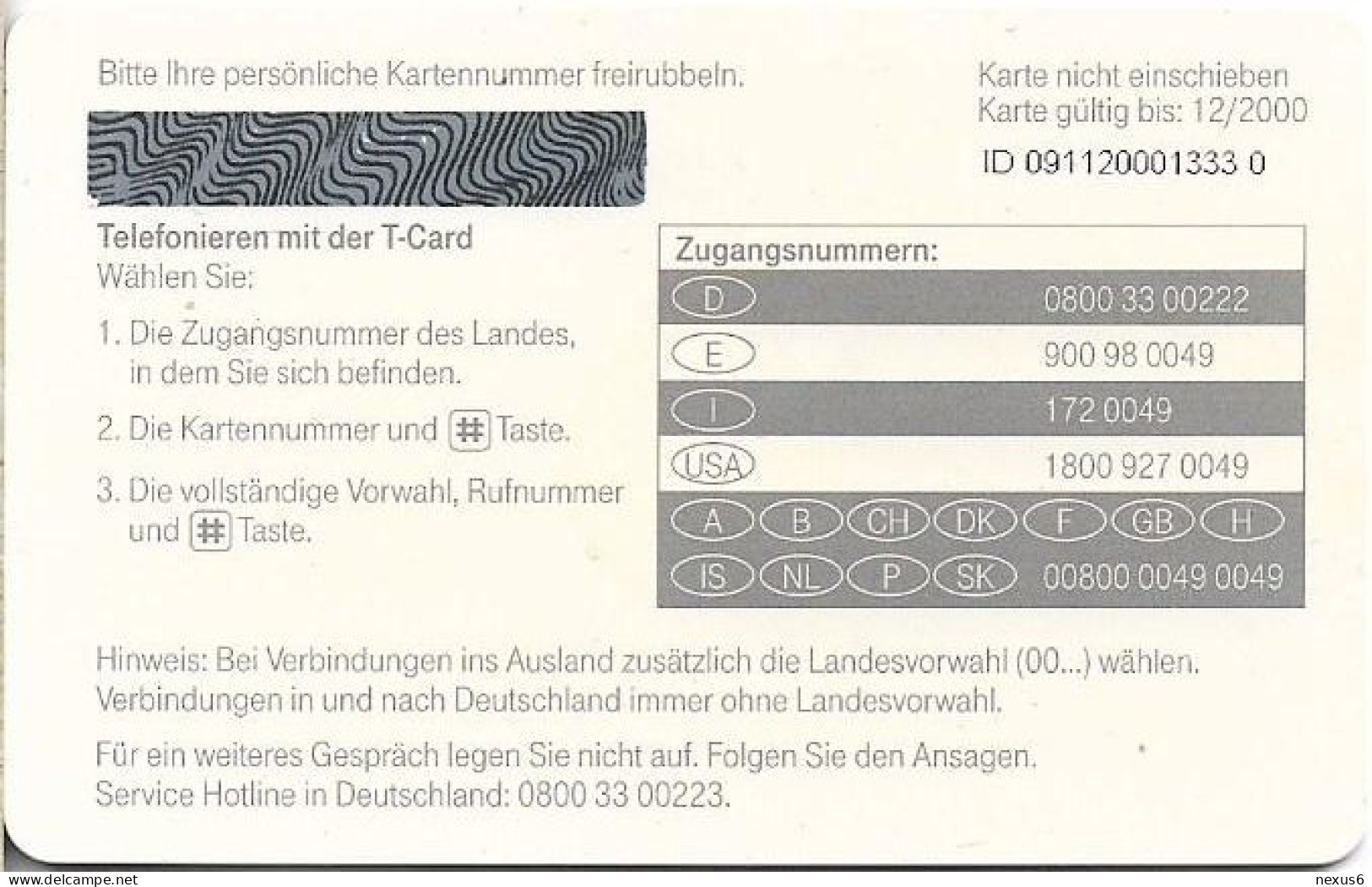 Germany - T-Card - DE-003 TC 02.99 - 21st Century (Promotional), 11.1999, Remote Mem. 3DM, 1.500ex, Mint - [2] Prepaid