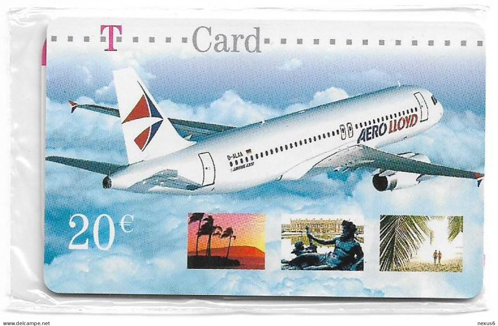 Germany - T-Card - DE-TC K 05-02 - Flugzeug Aero Lloyd (Airbus A.320-200), Exp.04.2005, Remote Mem. 20€, NSB - [2] Prepaid