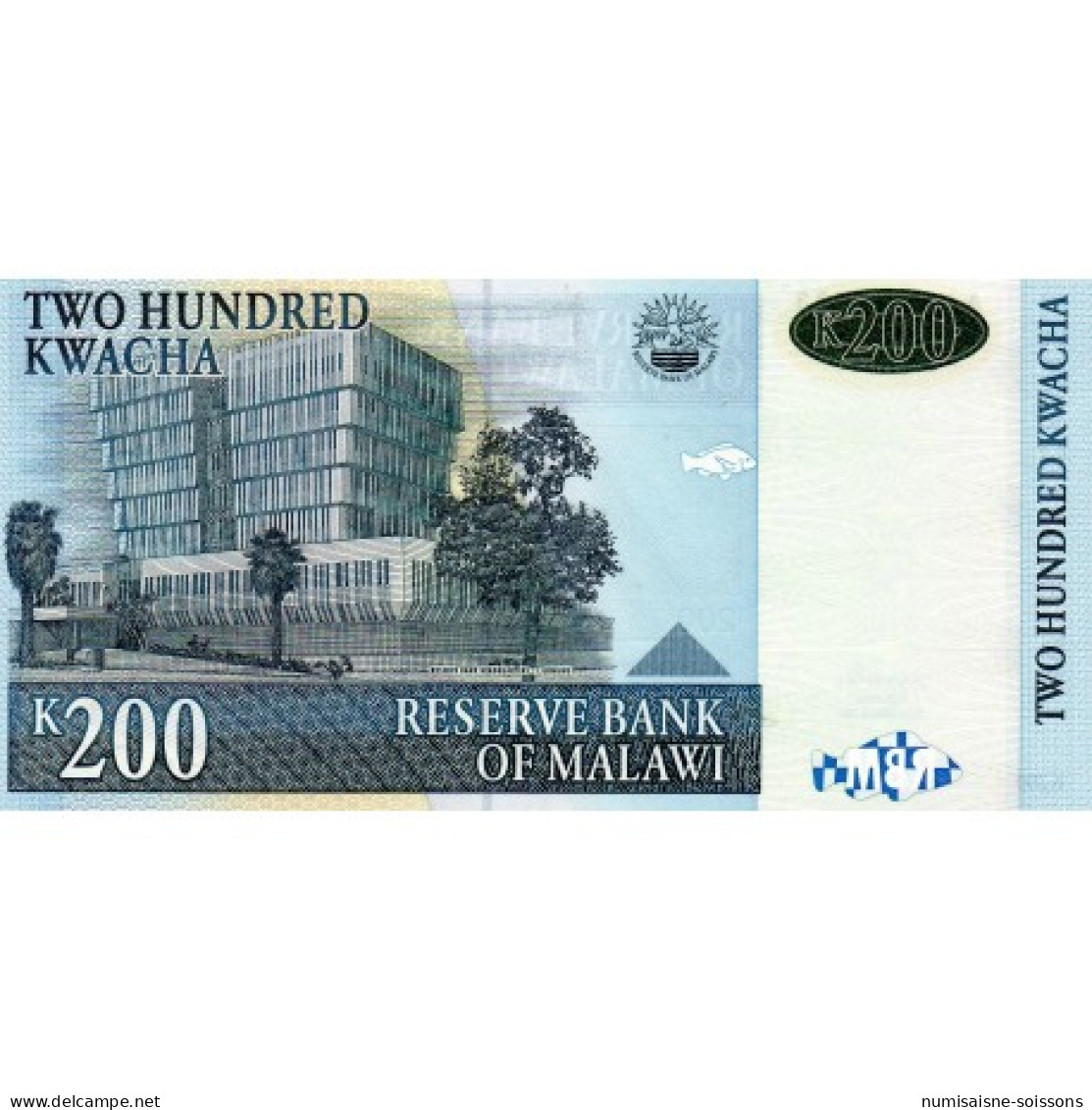 MALAWI - PICK 47 - 200 KWACHA - 01/10/2003 - Malawi