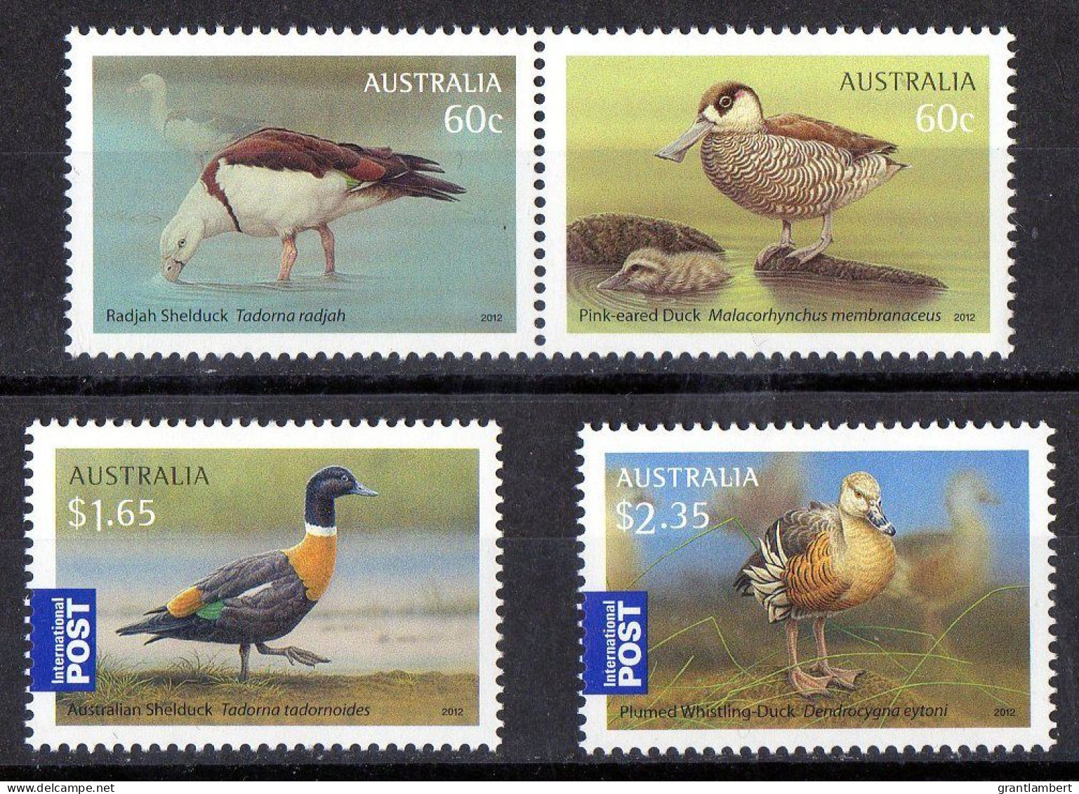 Australia 2012 Waterbirds Set Of 4 MNH - - Mint Stamps