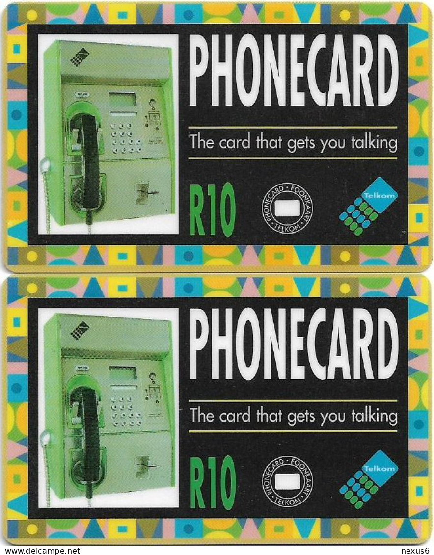 S. Africa - Telkom - Wall Monuted Telephone, [2 CN (0-Ø) Variants], Chip Siemens S30, 1994, 10R, Used - South Africa