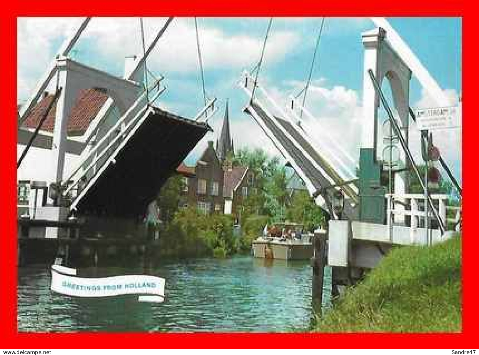 CPSM/gf BREUKELEN (Pays-Bas)  Greetings From Holland. Pont Levis..*4855 - Breukelen