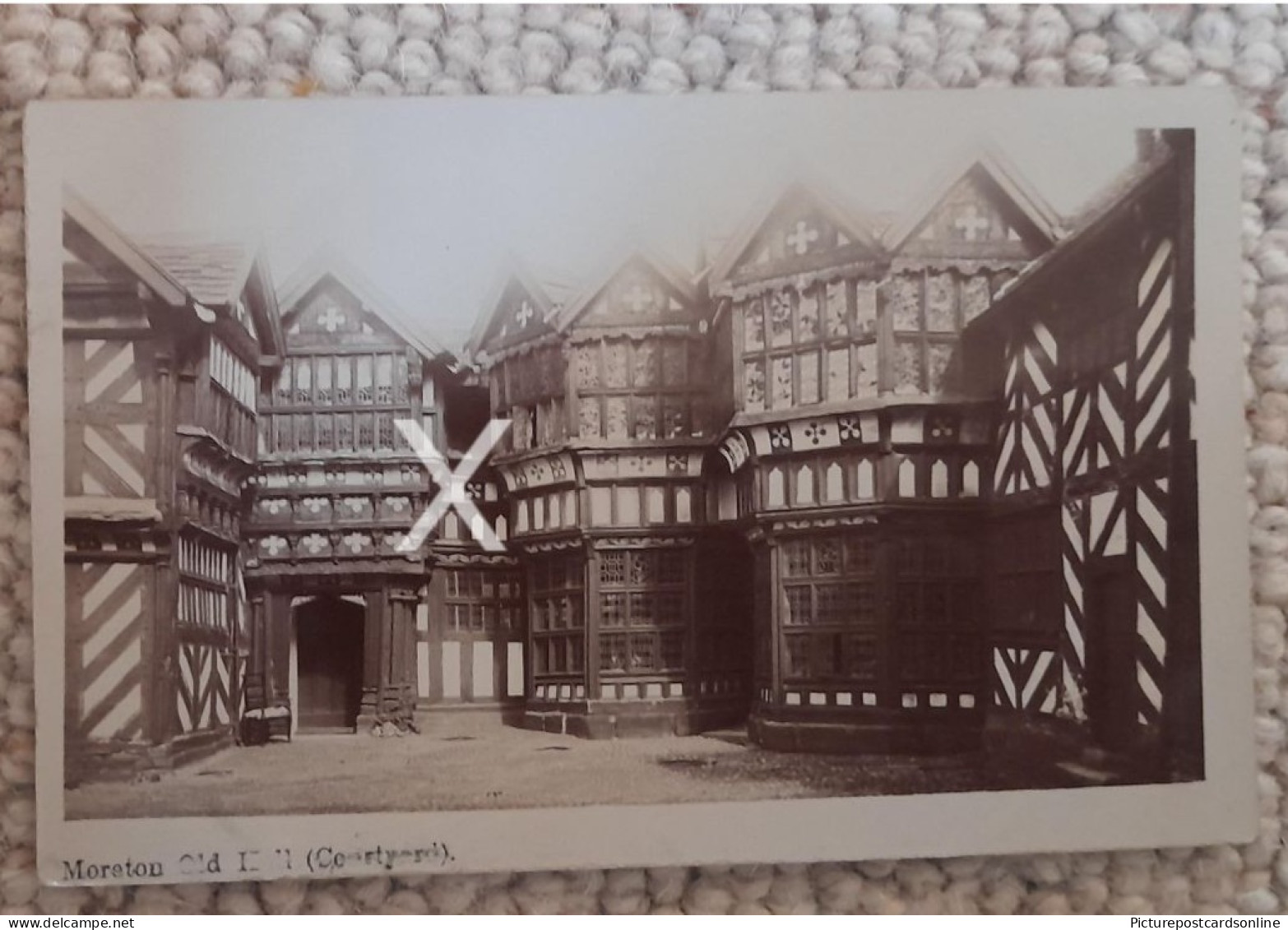 MORETON OLD HALL COURTYARD OLD R/P POSTCARD CHESHIRE LITTLE MORETON HALL - Other & Unclassified