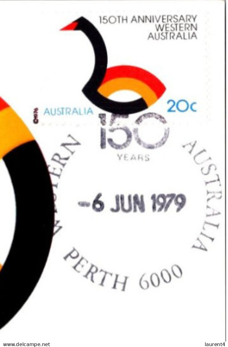 2-2-2024 (3 X 8)  Australia - 1079 Maxicard - 150 Years Of Western Australia - Maximumkarten (MC)