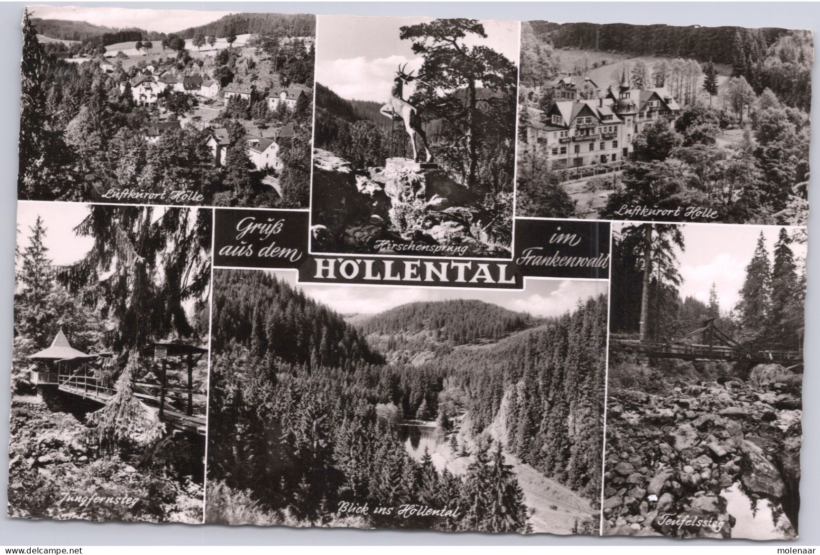 Postkaarten > Europa > Duitsland > Baden-Wuerttemberg > Höllentalgebruikt (15665) - Höllental