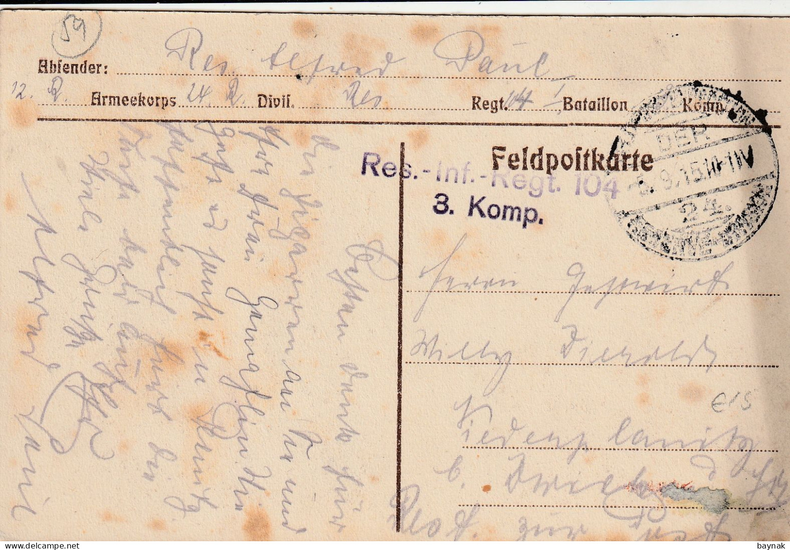 FR2971A --   GRUSS AUS DEM WWESTEN  --  AUBERIVE & ST. SOUPLET  --  MUHLTEICH  --  MUHLE  --  MOULIN  --  EK WW1 - Auberive