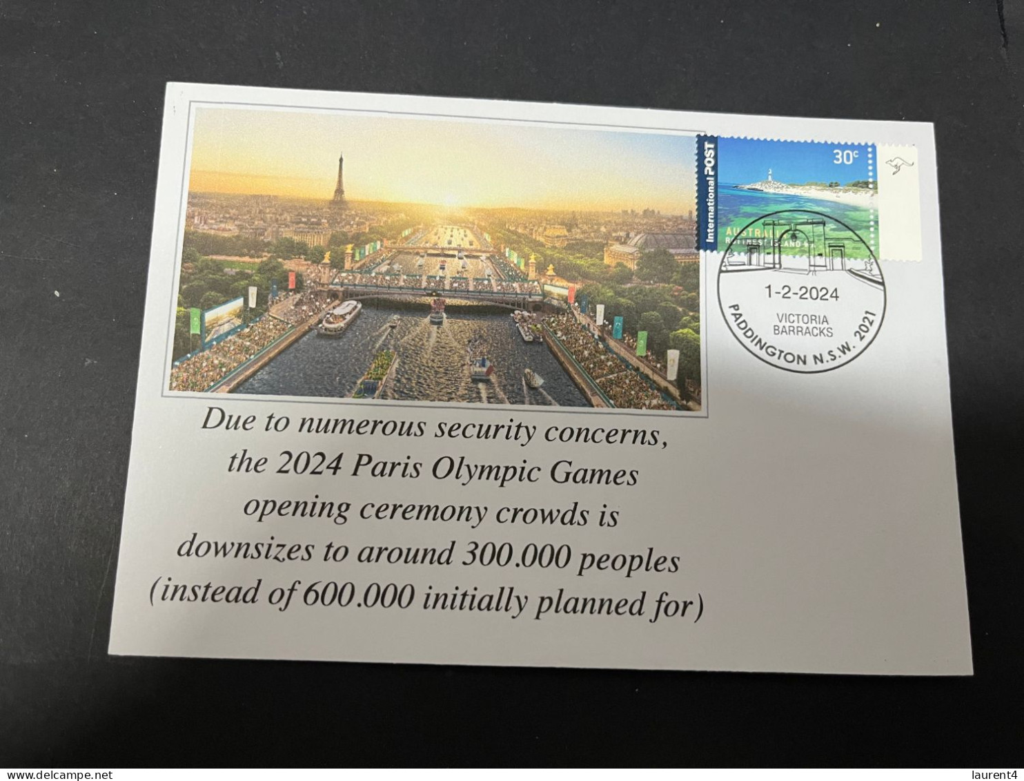 2-2-2024 (3 X 7) Paris Olympic Games 2024 - Opening Ceremony Capped To 300.000 Spectators For Securty Reasons - Verano 2024 : París