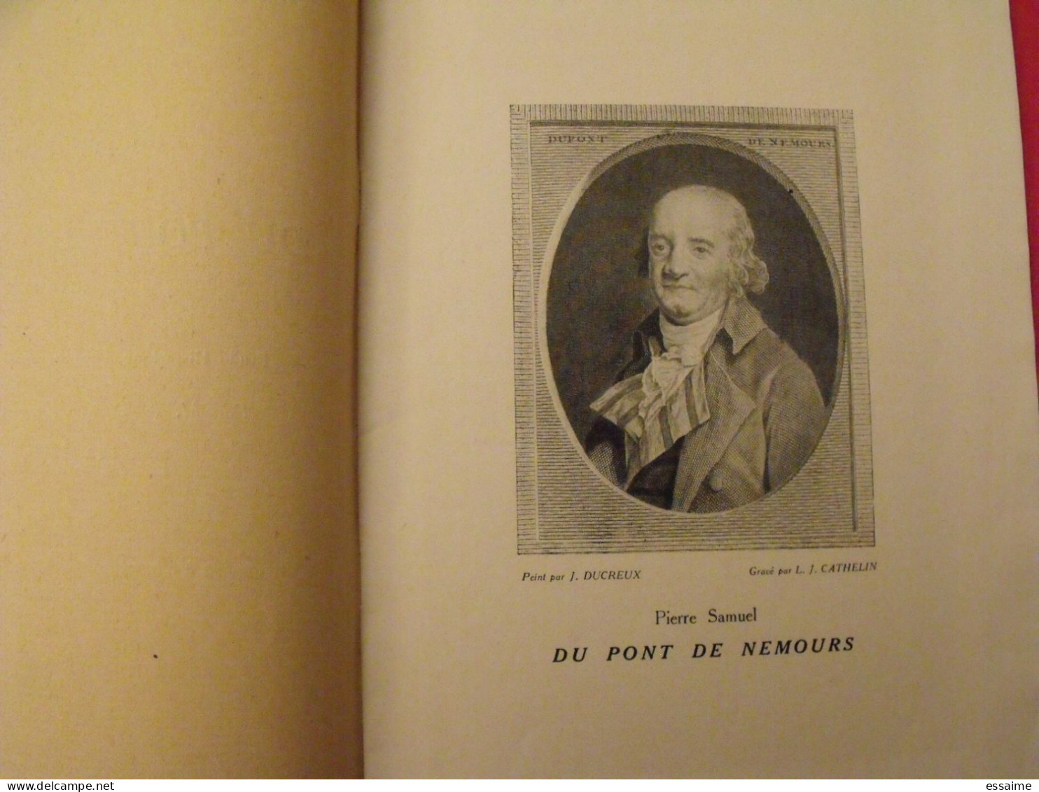 Pierre Samuel Du Pont De Nemours (1739-1817). Société Des Amis Du Vieux Château De Nemours. Causerie De 1936. Streletski - Ile-de-France