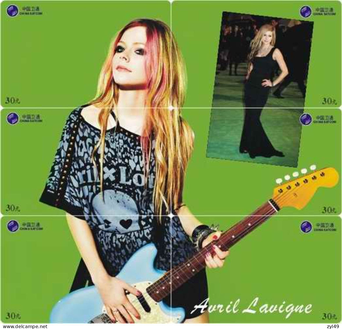 M14026 China phone cards Avril Lavigne puzzle 350pcs