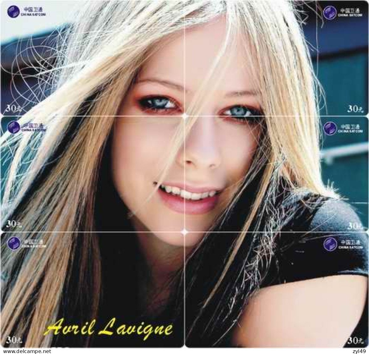 M14026 China phone cards Avril Lavigne puzzle 350pcs