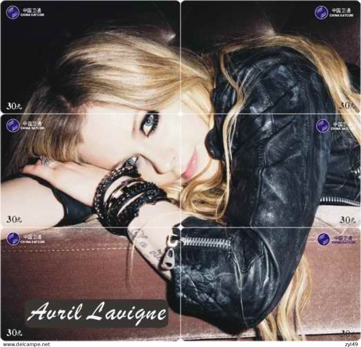 M14026 China phone cards Avril Lavigne puzzle 350pcs