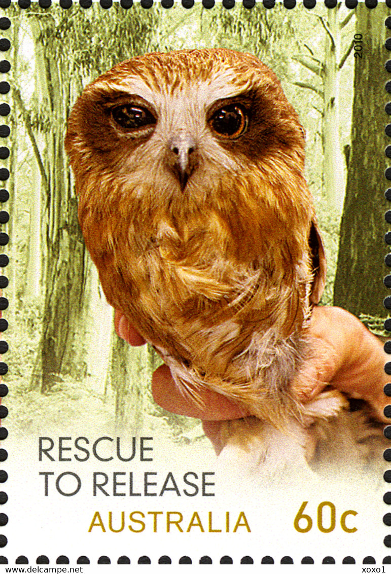 Australia 2010 MiNr. 3471 - 3476 Animals Bats Birds Owls WILDLIFE CARING 6v  MNH** 8.40€ - Nuevos