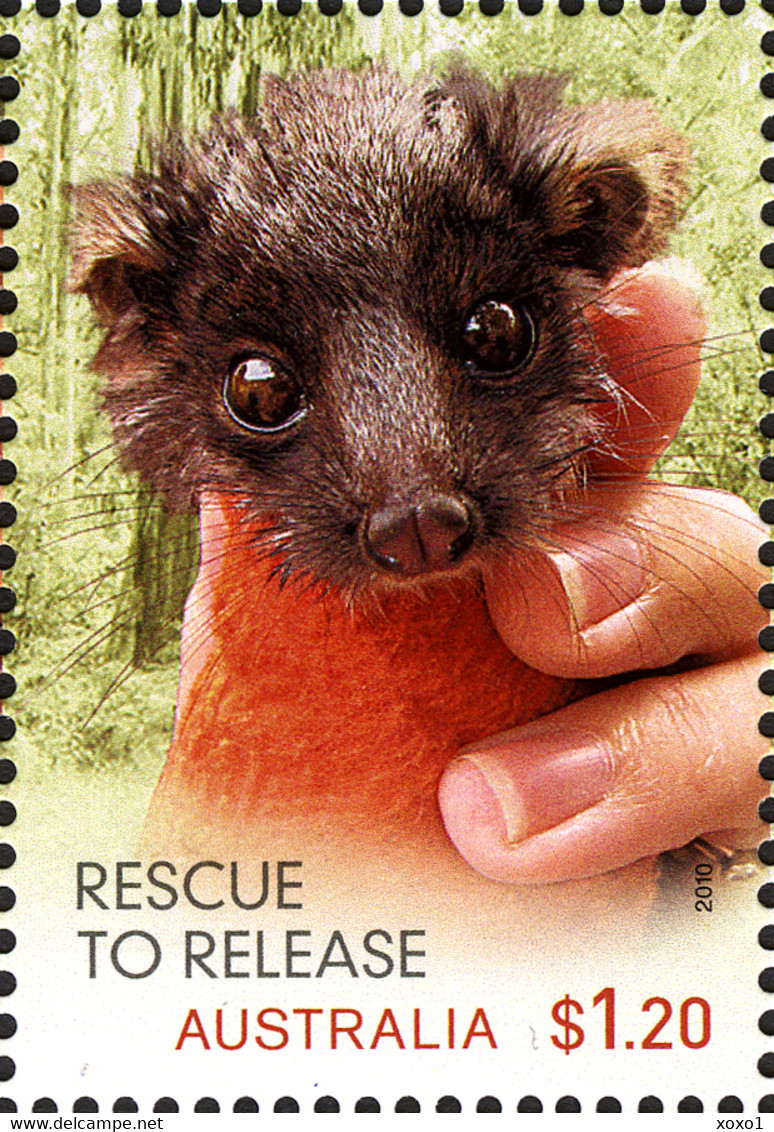 Australia 2010 MiNr. 3471 - 3476 Animals Bats Birds Owls WILDLIFE CARING 6v  MNH** 8.40€