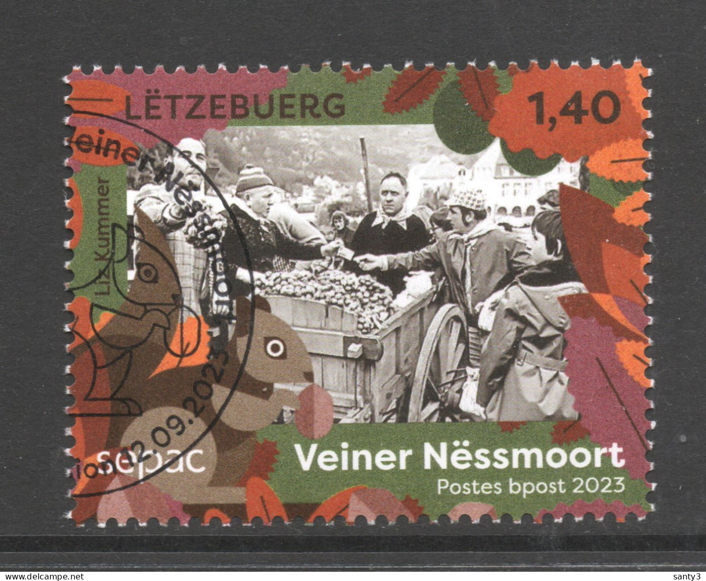 Luxemburg 2023 Yv 2282, Gestempeld - Gebraucht