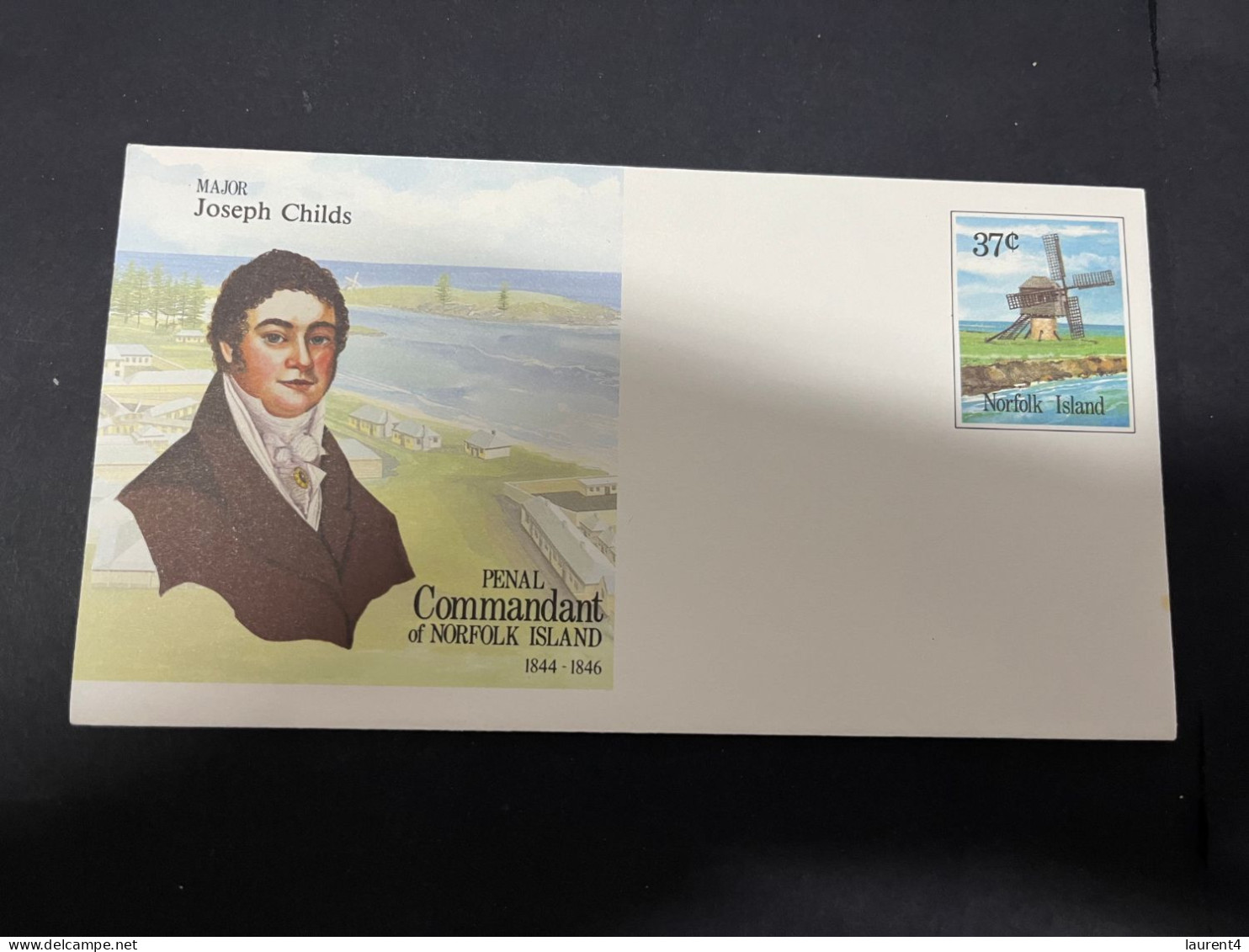 1-2-2024 (3 X 9) Norfolk Island Pre-paid FDC Envelopes (but Without Postmark) 2 Covers (unusual) Penal Commandant - Norfolk Island