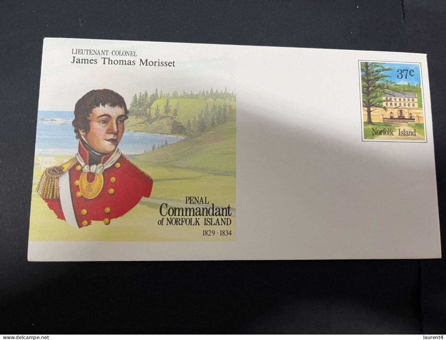 1-2-2024 (3 X 9) Norfolk Island Pre-paid FDC Envelopes (but Without Postmark) 2 Covers (unusual) Penal Commandant - Norfolk Island