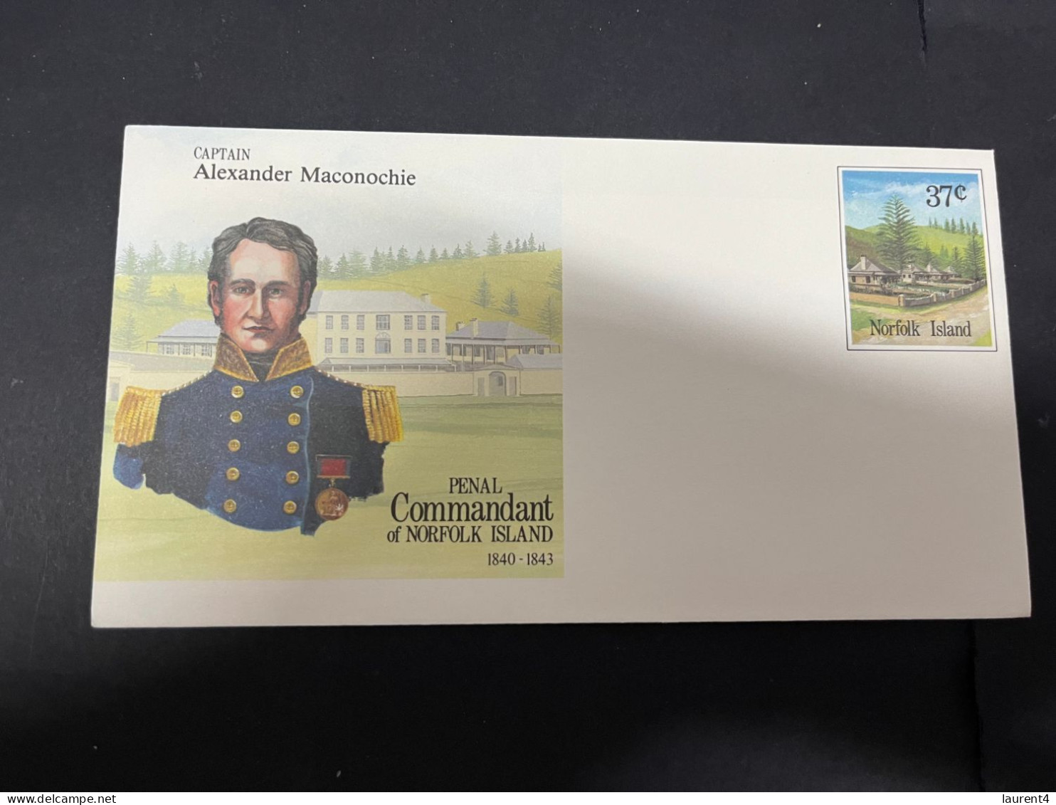 1-2-2024 (3 X 9) Norfolk Island Pre-paid FDC Envelopes (but Without Postmark) 2 Covers (unusual) Penal Commandant - Norfolk Island