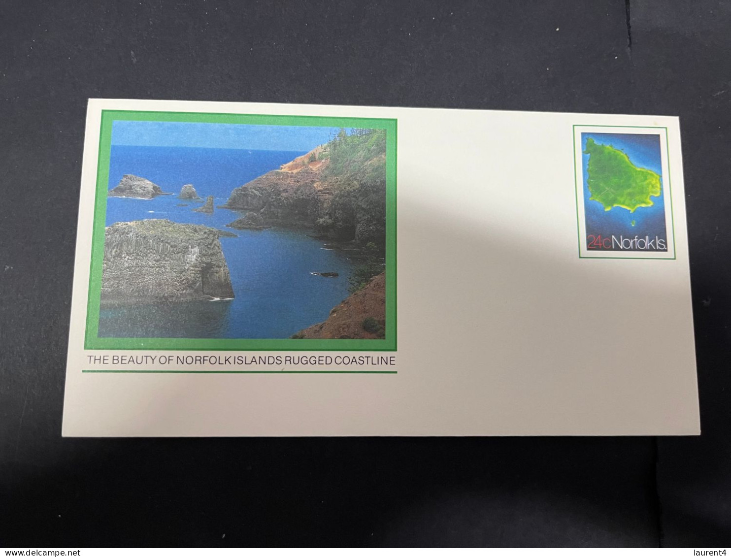 1-2-2024 (3 X 9) Norfolk Island pre-paid FDC envelopes (but without postmark) 4 covers (unusual) 24 cents