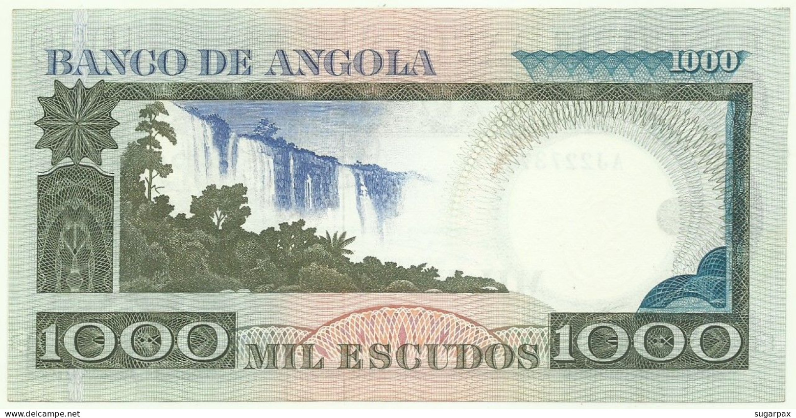 Angola - 1000 Escudos - 10.6.1973 - Pick: 108 - Serie AJ - Luiz De Camões - PORTUGAL - 1.000 - Angola