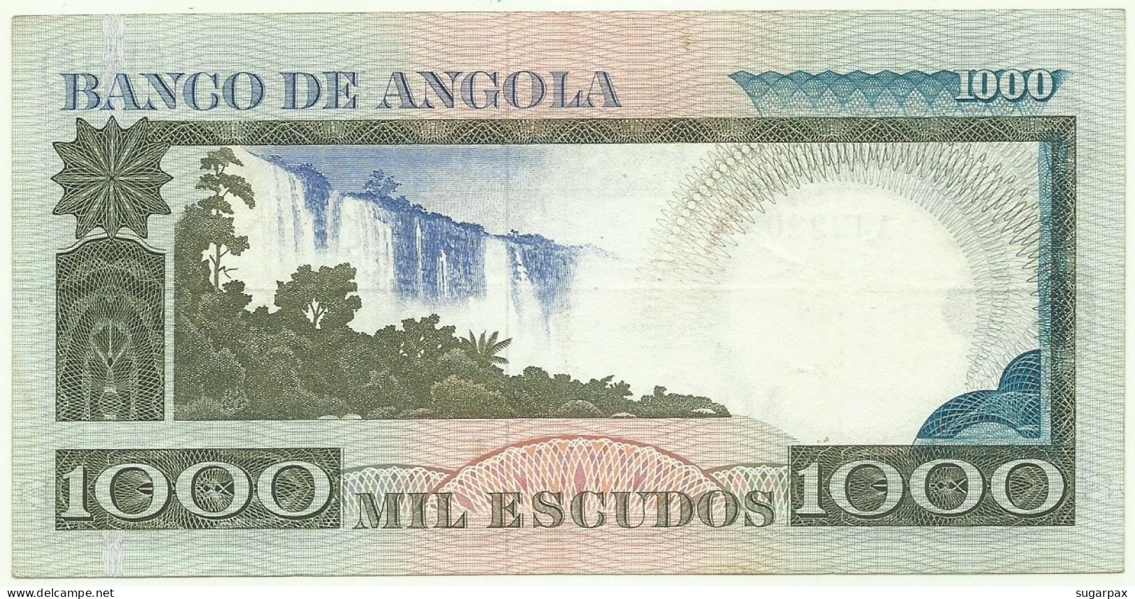 Angola - 1000 Escudos - 10.6.1973 - Pick: 108 - Serie AJ - Luiz De Camões - PORTUGAL - 1.000 - Angola