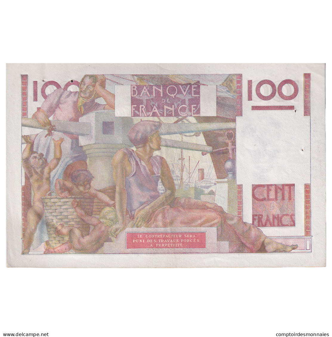 France, 100 Francs, Jeune Paysan, 1946, Q.170, TTB+, Fayette:28.12, KM:128a - 100 F 1945-1954 ''Jeune Paysan''