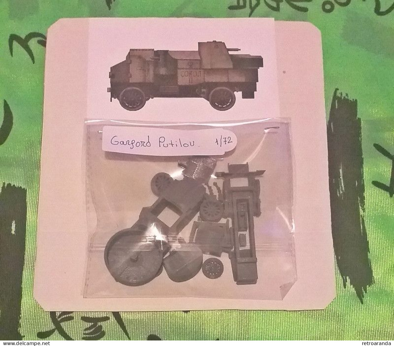 Kit Maqueta Para Montar Y Pintar - Vehículo Militar - Garford Putilov - Vehículos Militares