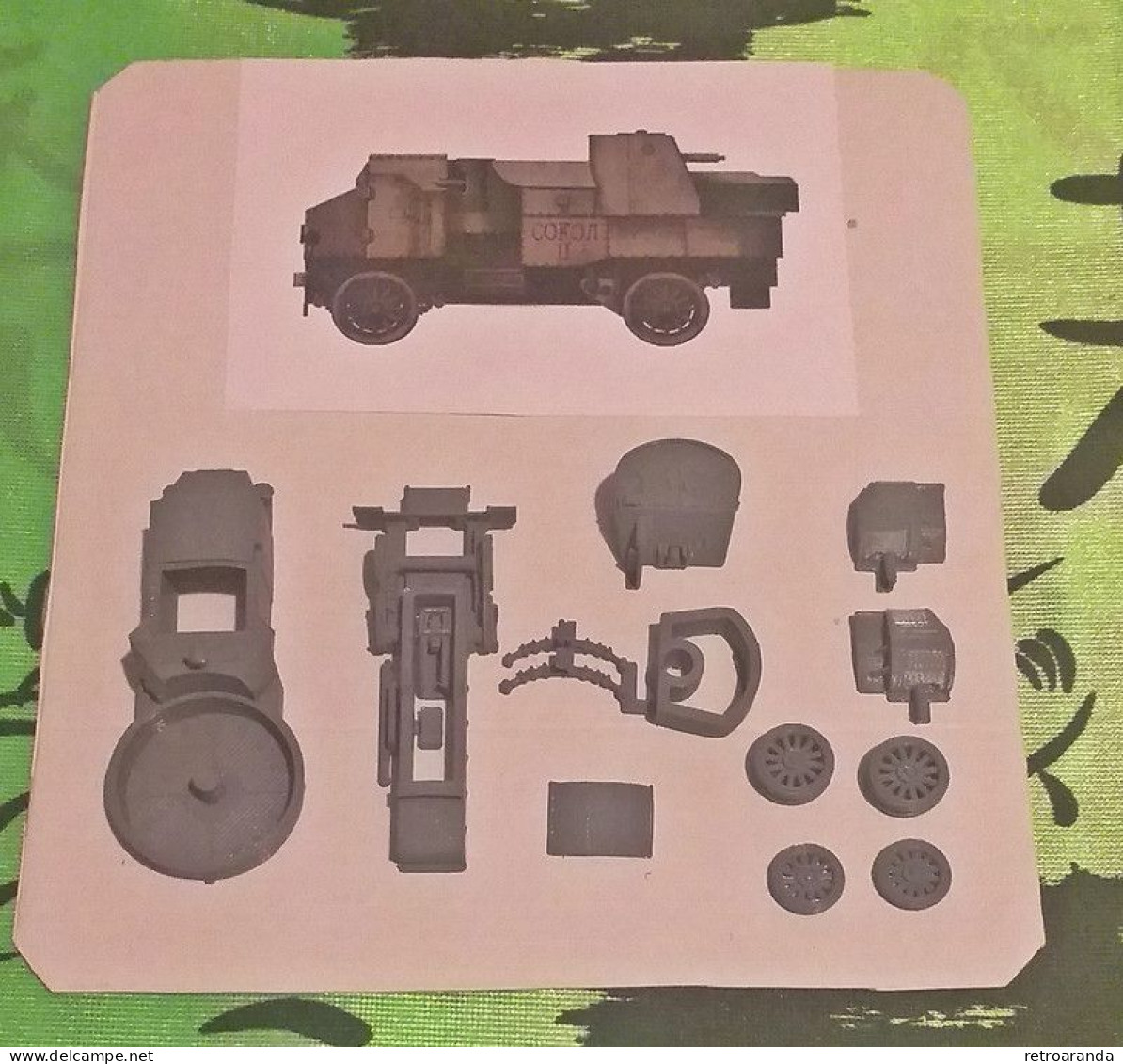 Kit Maqueta Para Montar Y Pintar - Vehículo Militar - Garford Putilov - Military Vehicles