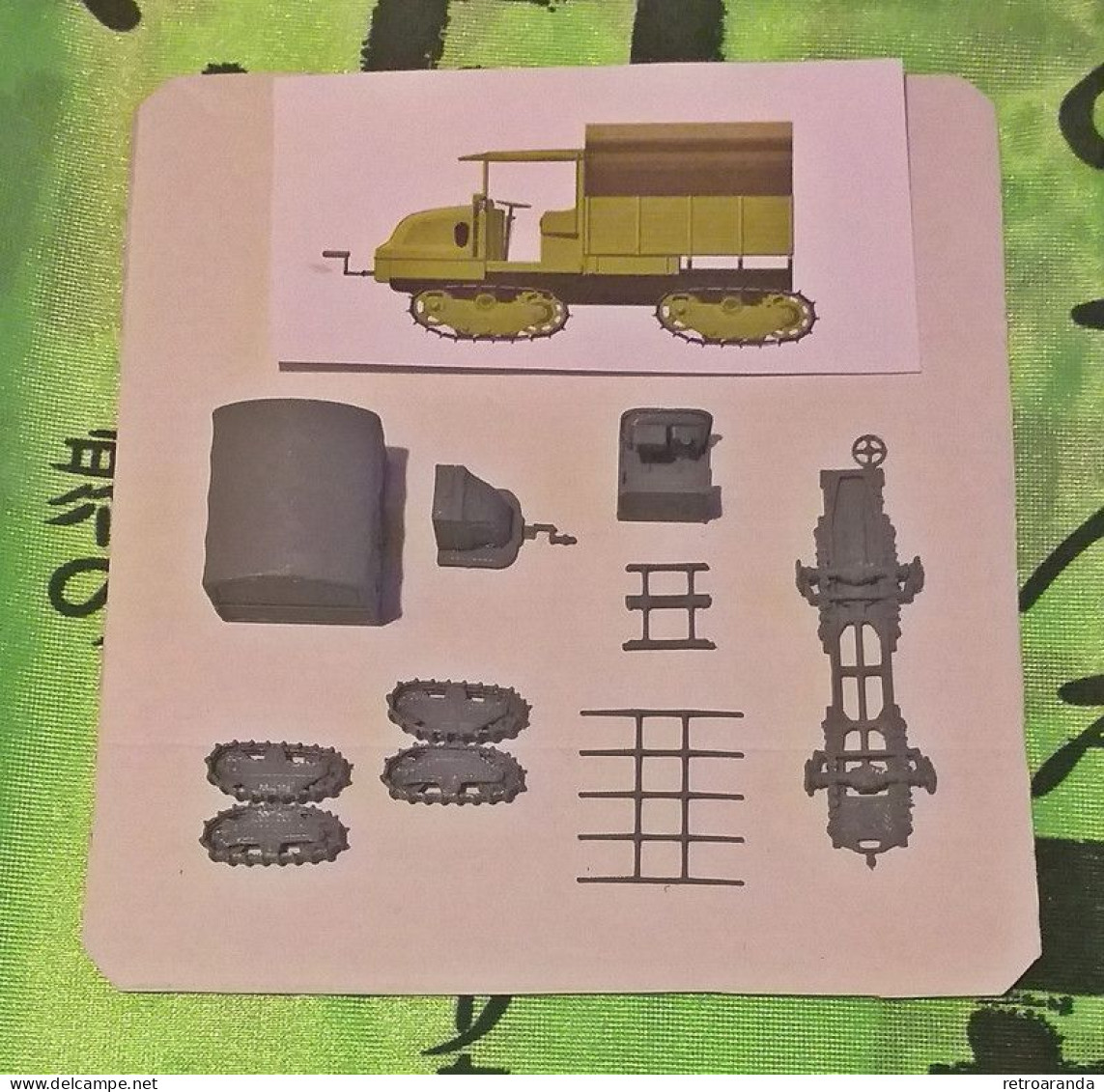 Kit Maqueta Para Montar Y Pintar - Vehículo Militar . Latil Tar Oruga 1915 - 1/72. - Military Vehicles